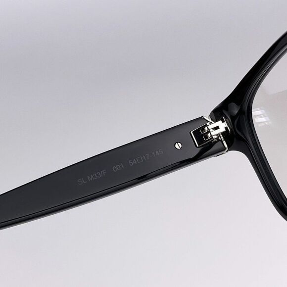 Saint Laurent SLM33/F 001 BRAND NEW Eyeglasses Cat Eye Black Women - Picture 7 of 9
